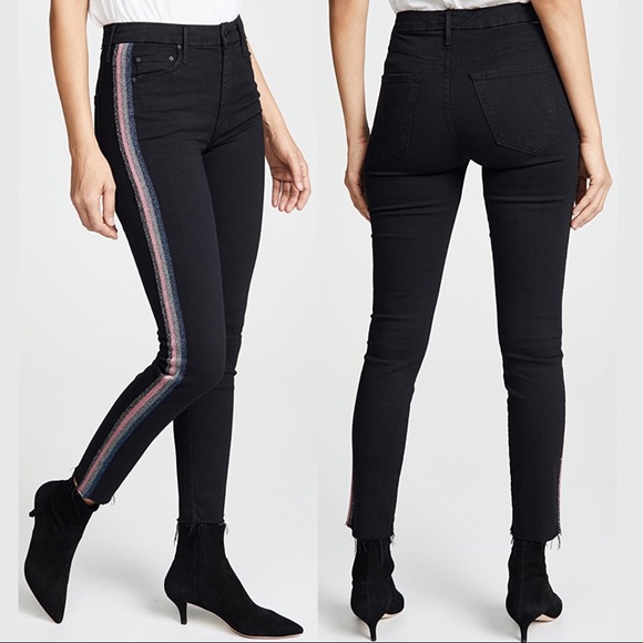 MOTHER Denim - NWT Mother High Waisted Looker Ankle Fray Jeans